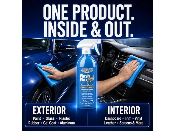 Aero Cosmetics Wash Wax ALL Waterless Car Wash Kit