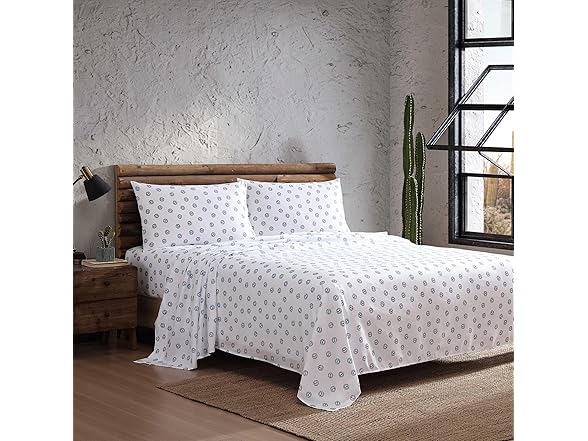 Wrangler - Full Bed Sheets, Button Blue