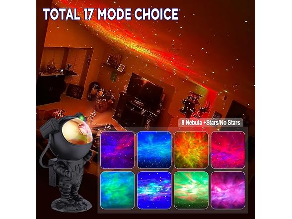 Astronaut Space Buddy Galaxy Projector
