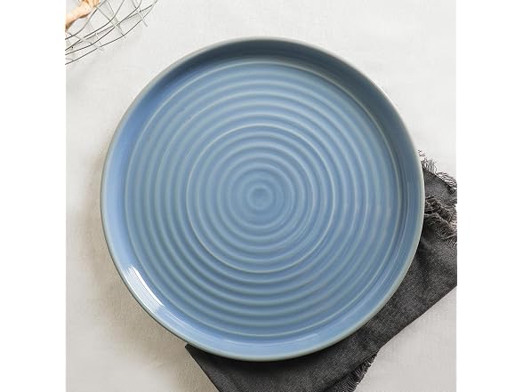 Stone Lain Elica 12Pc Dish Set Blue Grey