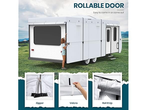 XGEAR 210D Upgraded Travel Trailer Cover