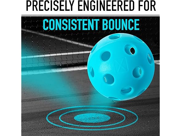 Franklin Sports X-26 Pickleballs - Indoor - 100 Pack - Blue