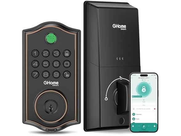 Ghome Smart Deadbolt Lock for Front Door
