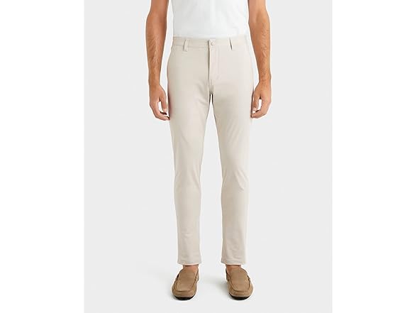 Rhone Men's Slim Commuter Pants, Khaki