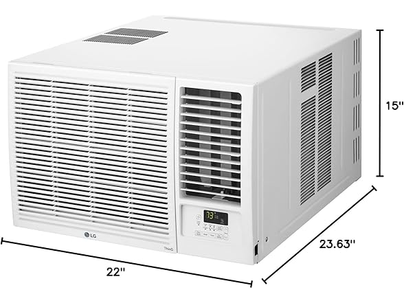 LG 12,000 BTU / 11,200 BTU Window AC | LW1223HRSM