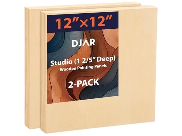 DJAR Wood Canvas Panels