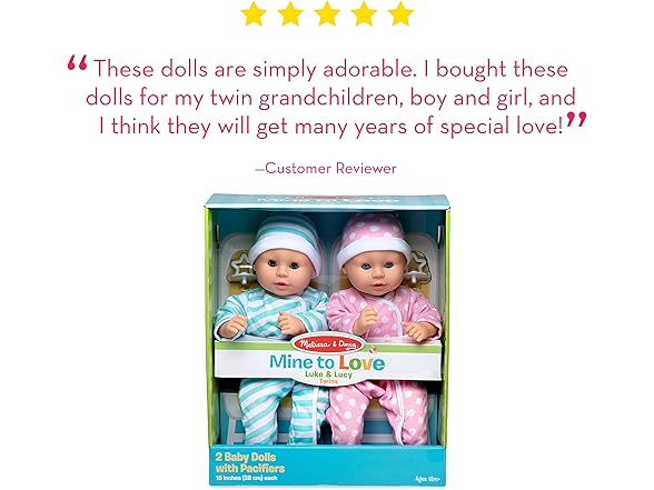 Melissa & Doug Mine to Love Twins Luke - Gallery 5