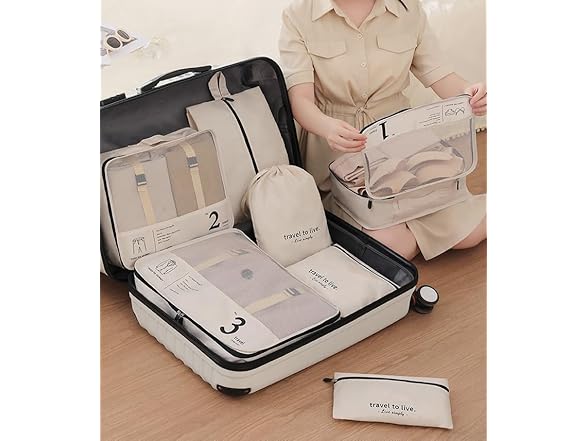 DanArt Luggage Organizer Travel Set