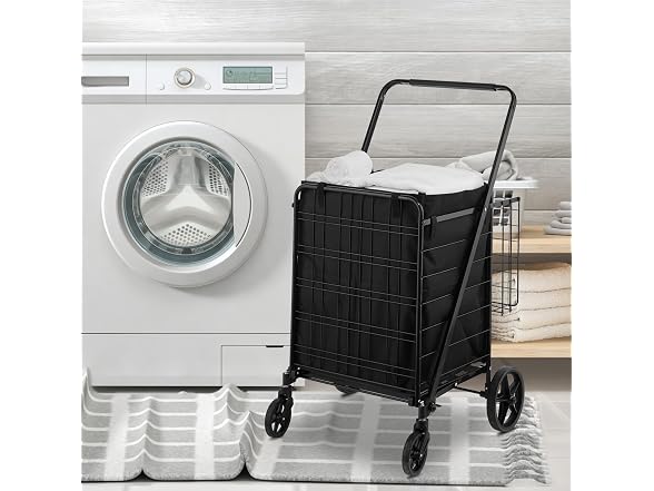 Folding Shopping Cart with Removable Waterproof
