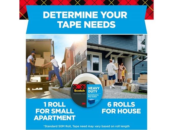 Scotch Heavy Duty Shipping Tape 3PK
