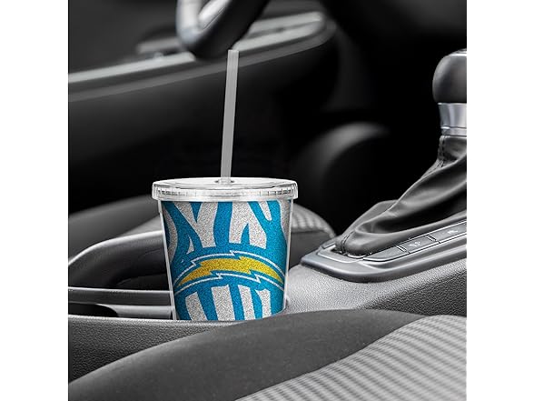 LOS ANGELES CHARGERS Glitter Tumbler