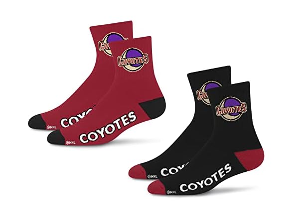 FBF Arizona Coyotes 2pk Socks L