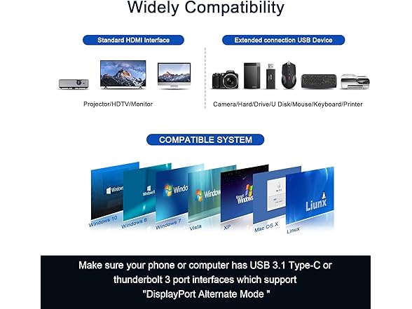 QGeeM USB-C 7-in-1 Dongle