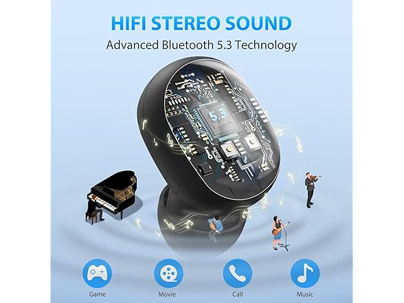 USB-C Rechargeable Wireless Earbuds