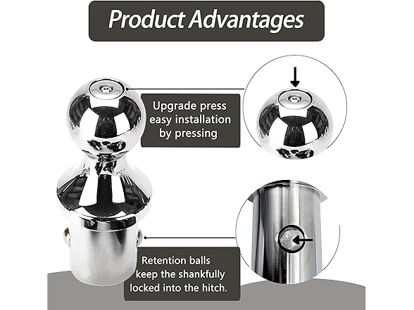 Gooseneck Hitch Kit Press Push Model