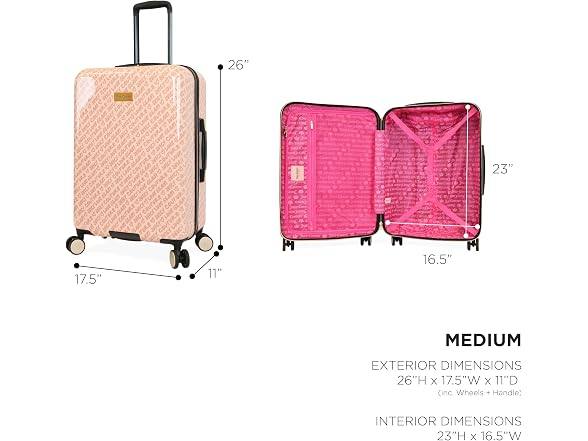Juicy Couture Cassandra 3 Piece Luggage