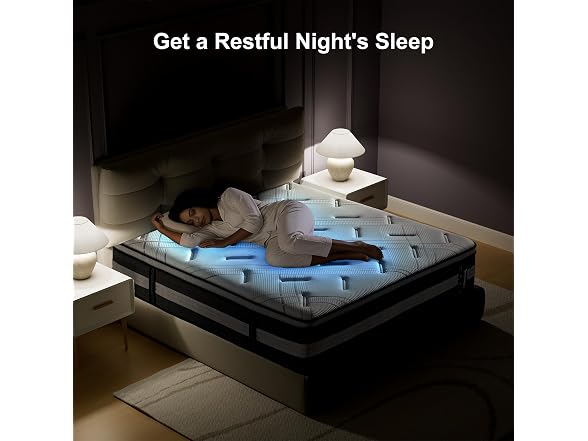 SURLUNKEYS 14 Inch Hybrid King Mattress