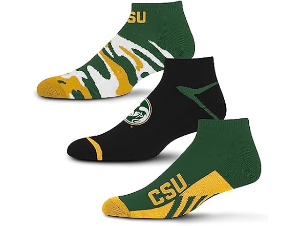 CSU Rams Camo Boom 3pk Ankle Lg