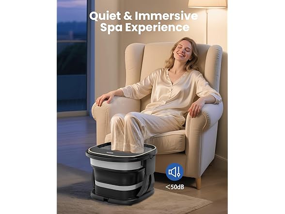 Collapsible Foot Spa Bath Massager