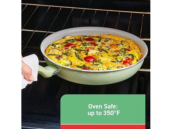 T-Fal T-fal Recycled Ceramic Nonstick Cookware Set 12 Piece