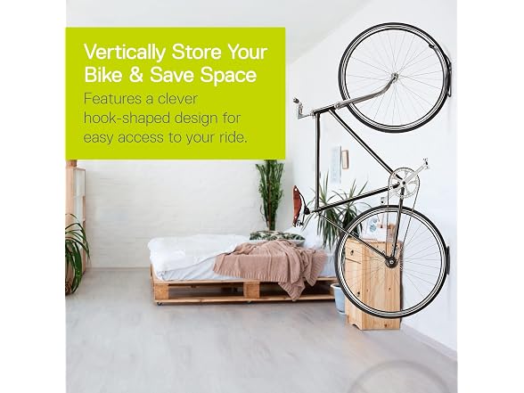 Delta RS4007C Single Bike Wall Mount Silver