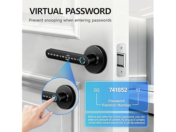 TDMALE Fingerprint Door Lock