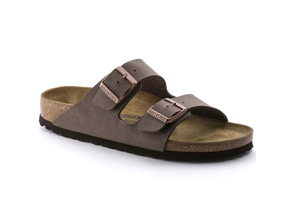 Birkenstock Unisex Arizona Sandal Birkibuc Mocha