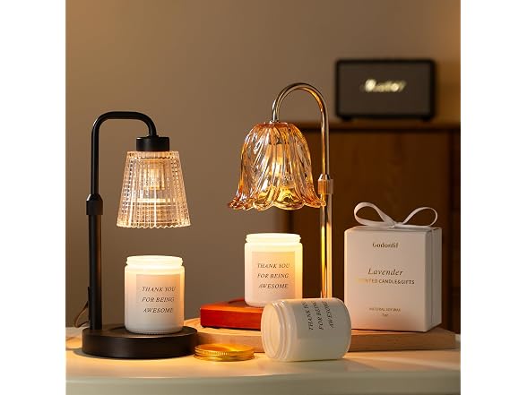 GODONLIF Flower Candle Warmer Lamp