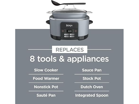 Ninja PossibleCooker PRO 8.5qt Multi-Cooker Stone, S&D