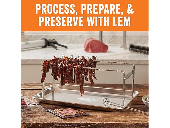 LEM Products Jerky Hanger with 9 Skewers