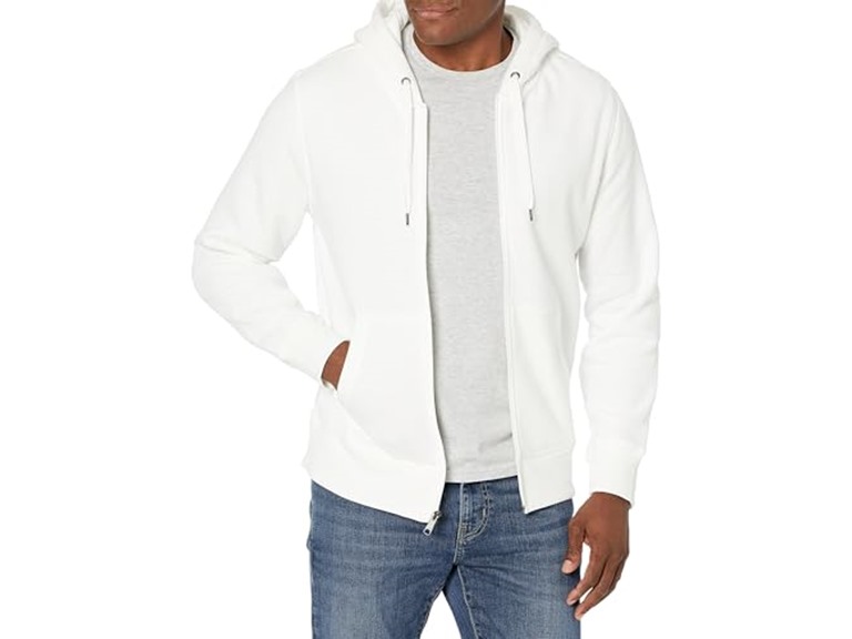 Amazon Essentials Mens Full Zip Fleece Hoodie