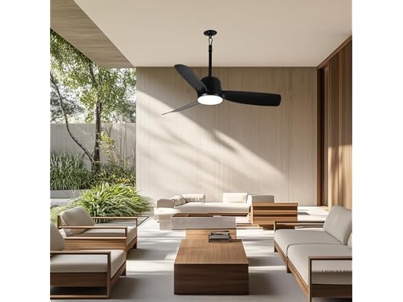 SUTEFAN 44'' Dimmable Outdoor Ceiling Fan