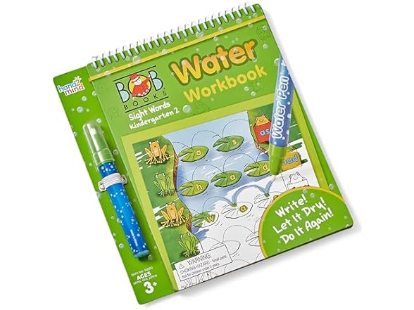 hand2mind Bob Books Water Workbook