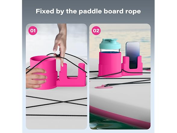 Paddle Board Cup Holder Stand Up 2-in-1
