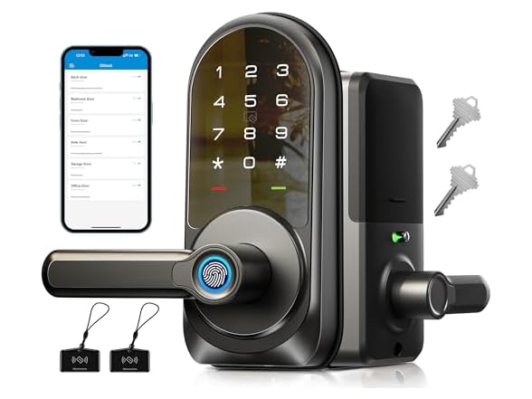 Veise RZ09 Smart Lock, 7-in-1 Keyless Entry