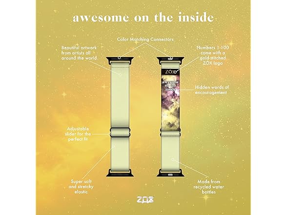 ZOX Apple Watch Band Lemon Lime