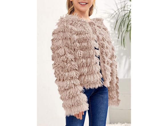 Inorin Girls (5-6 Years) Open Front Cardigan Tops