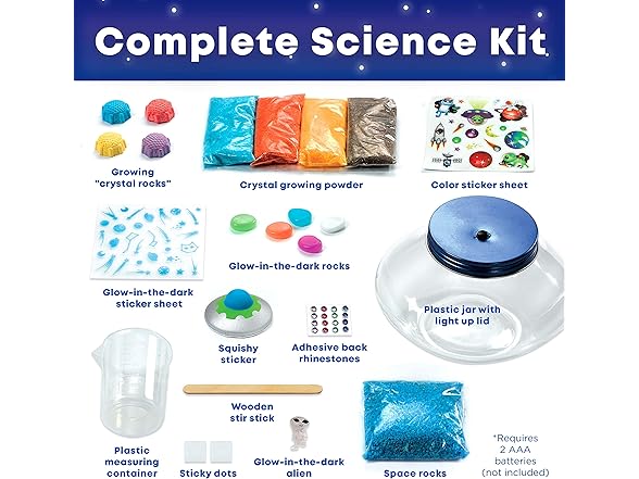 Creativity for Kids Crystal Space Terrarium Kit