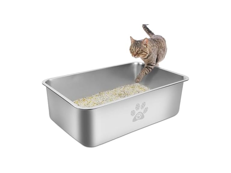Stainless Steel Cat Litter Box X Large