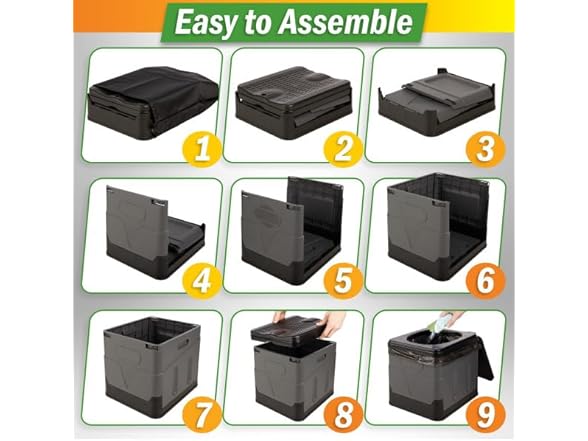 Portable Toilet for Adults - 330lb Capacity