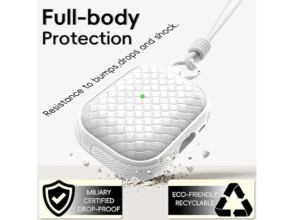 R-fun AirPods Pro 3 Case Woven Leather - Gallery 5