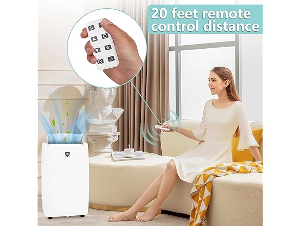 Vossfamul 12,000 BTU Portable Air Conditioner