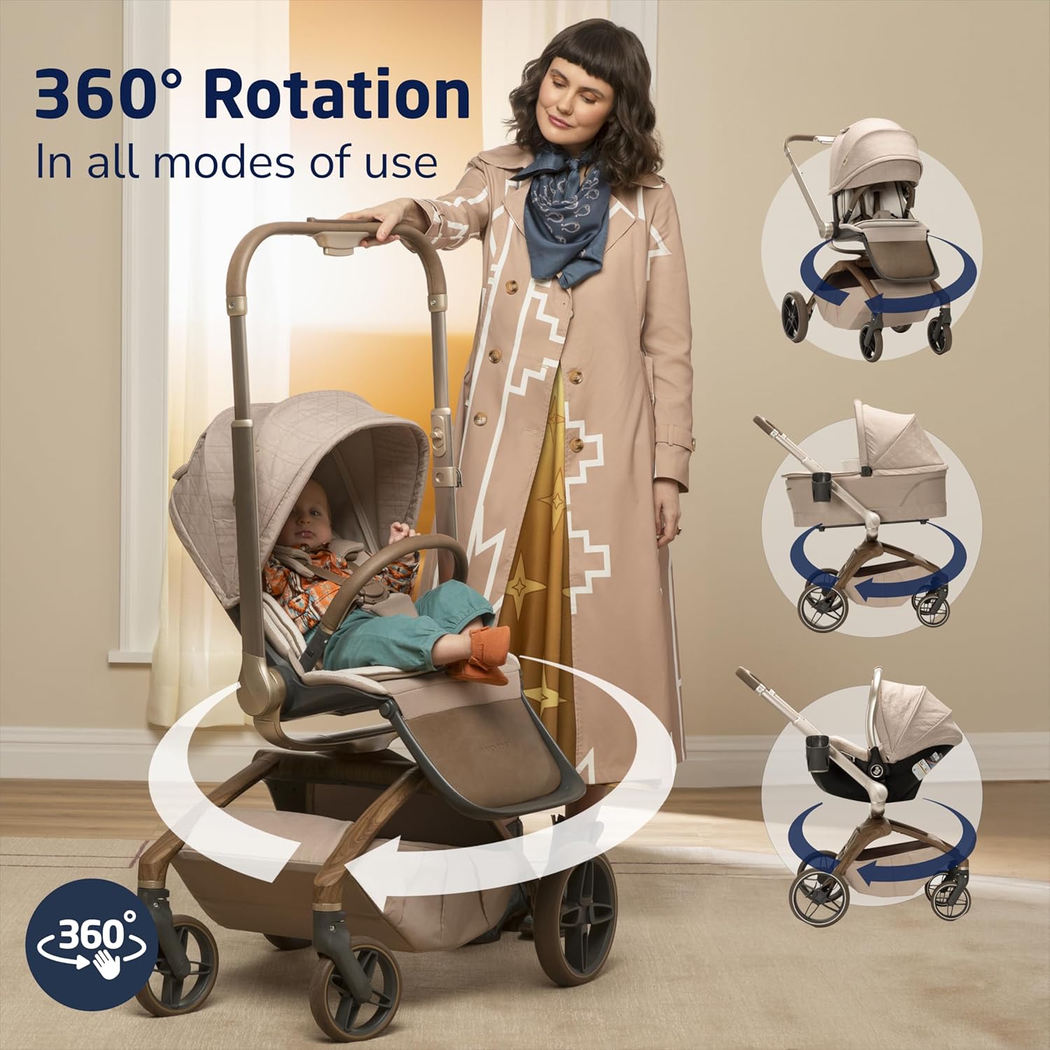 Maxi-Cosi Tana 360 Rotating Modular Stroller - Gallery 21