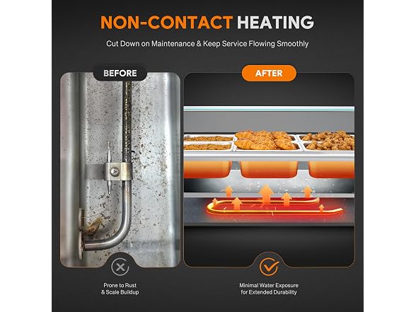 WILPREP 6-Pan Commercial Food Warmer