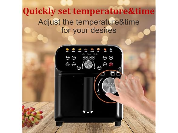 WHUTO Air Fryer,6.3QT Air Fryer Oven 6.3 QT