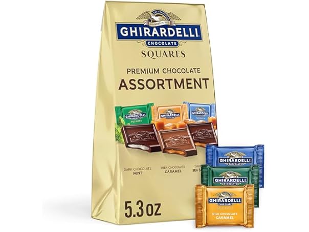 $4.99, Was $6.99, 28% Off! Ghirardelli Premium Choc Squares Assortm dealfomo