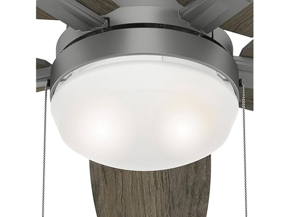 Hunter Fan 44" w/ Light and Pull Chain