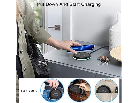 UorMe 15W Wireless Charger Samsung Fast Charging Pad
