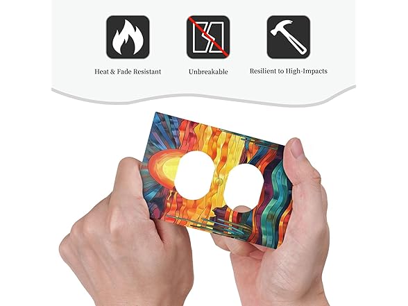 Plant Light Switch Cover 1Gang Boho