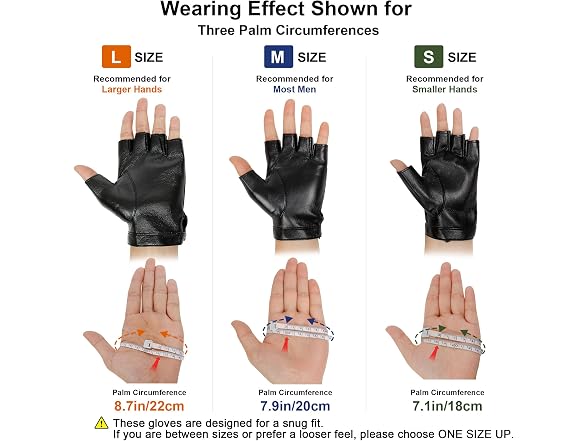 Wepop (L) Fingerless Gloves PU Faux Leather Glove